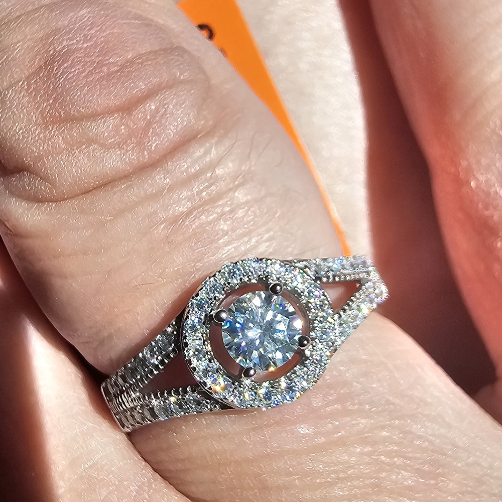Moissanite Ring